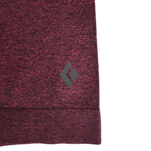 BLACK DIAMOND heathered burgundy crux hoody pullover climbing hiking activewear - Picture 5 of 14